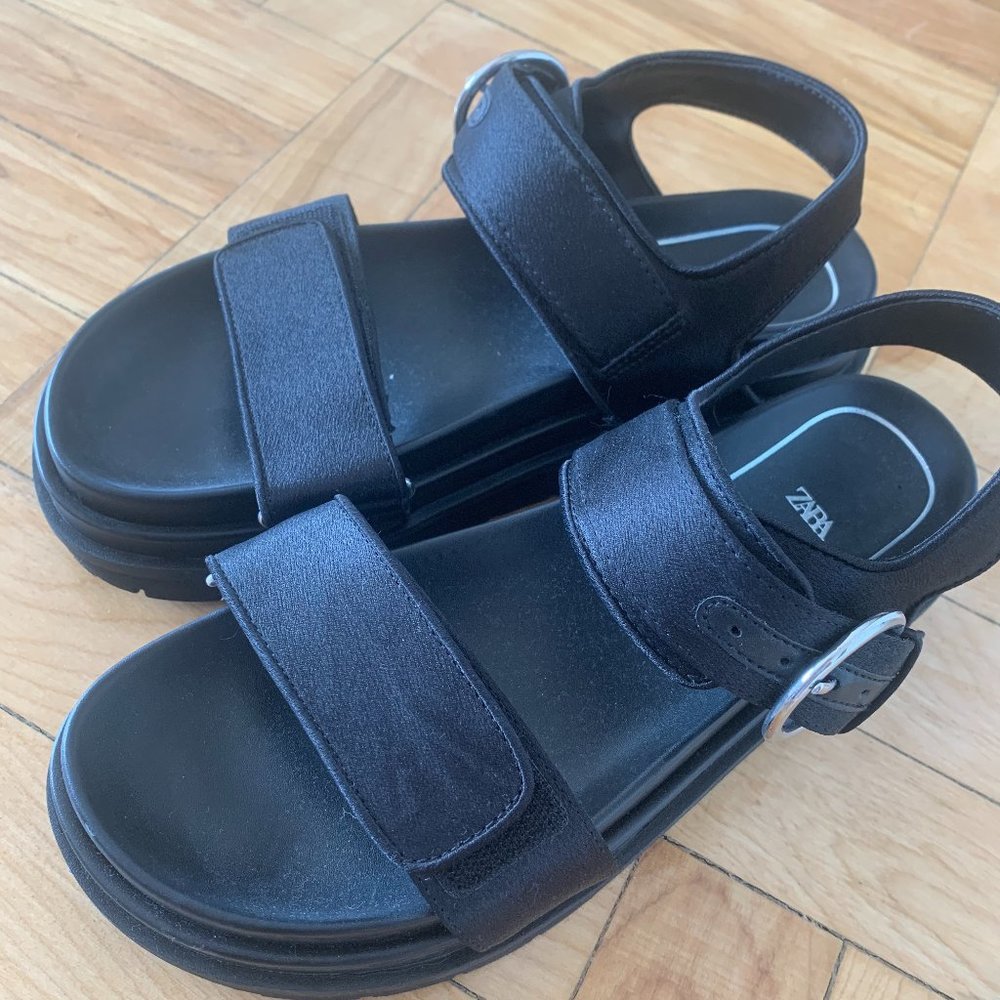 Black Platform Sandals